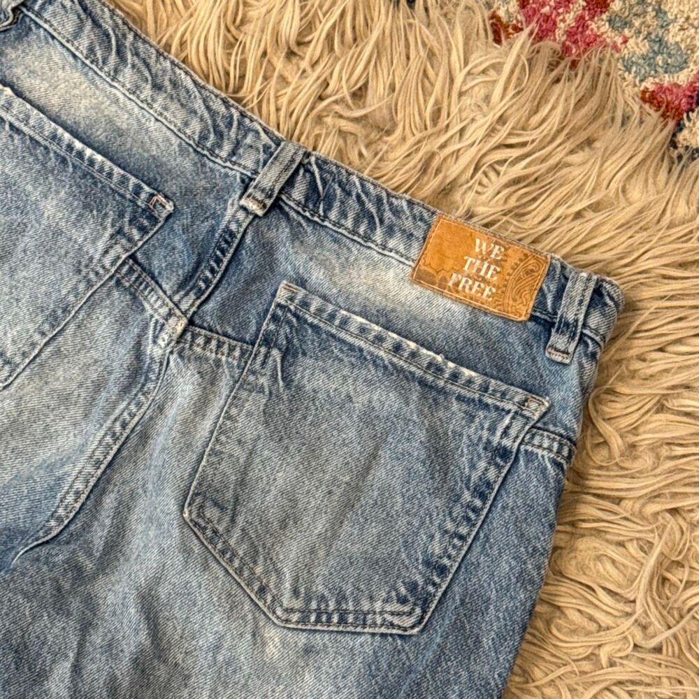 We the free tinsley baggy high rise straight leg jeans size 29 - Picture 8 of 8